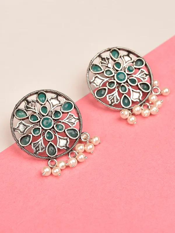 Silver_Oxidised_Earring