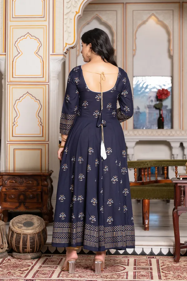 Blue_Block_Printed_Anarkali_Kurta