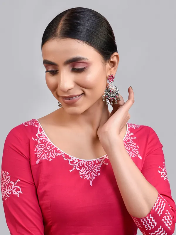 Silver_Oxidised_Earring