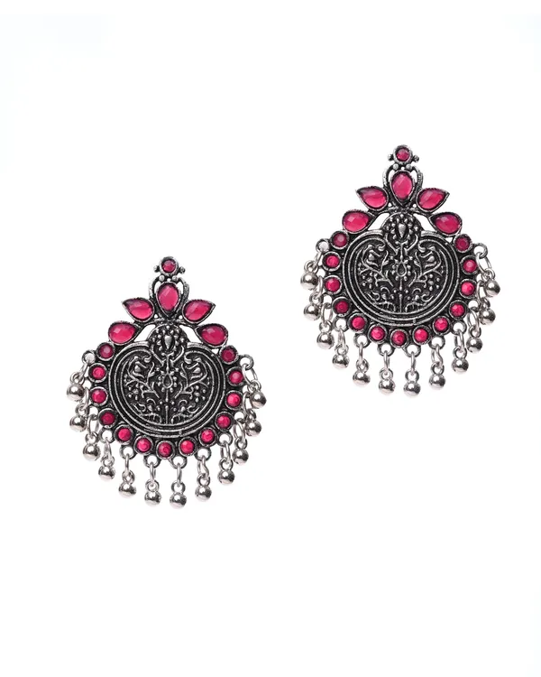 Oxidized_Silver-Toned_Engraved_Chandbali_Drop_Earrings_with_Pearl_Drops