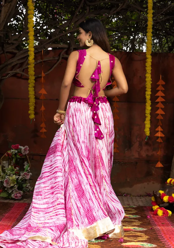Vedika_Magenta_Tie_Dye_Lehenga