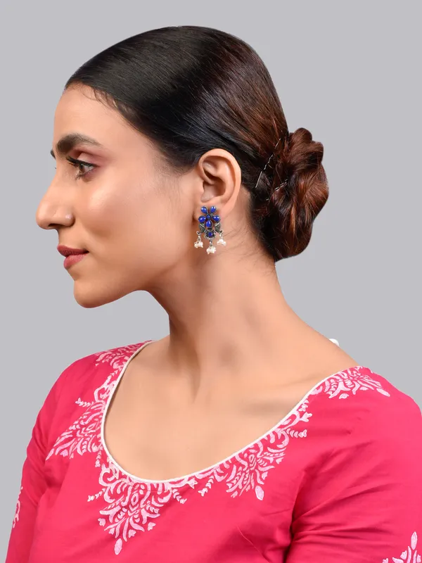 Silver_Oxidised_Earring