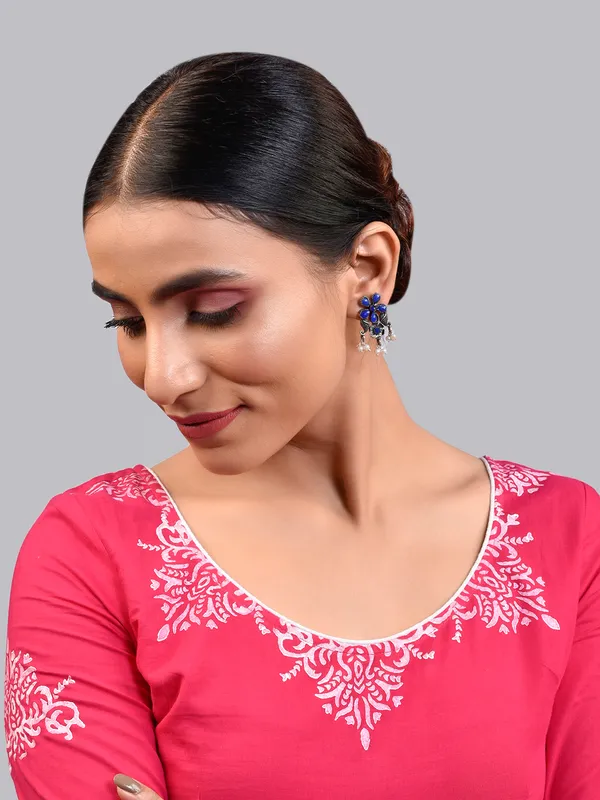 Silver_Oxidised_Earring