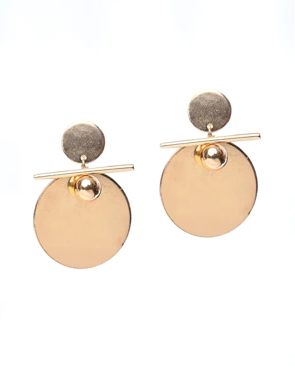 Minimalist_Gold-Toned_Abstract_Drop_Earrings