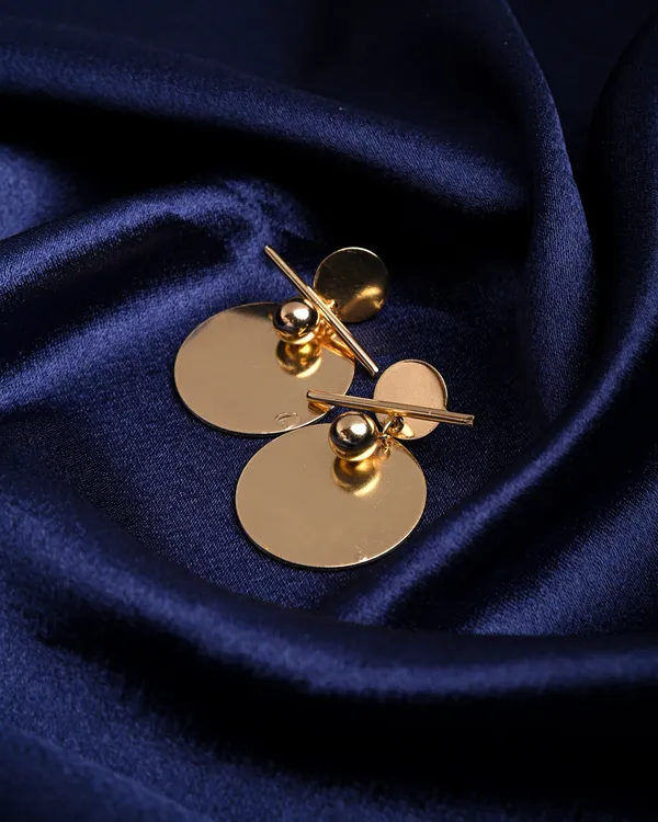 Minimalist_Gold-Toned_Abstract_Drop_Earrings