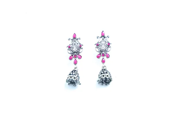 Silver_Oxidised_Earring
