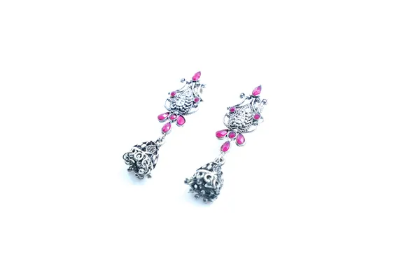Silver_Oxidised_Earring