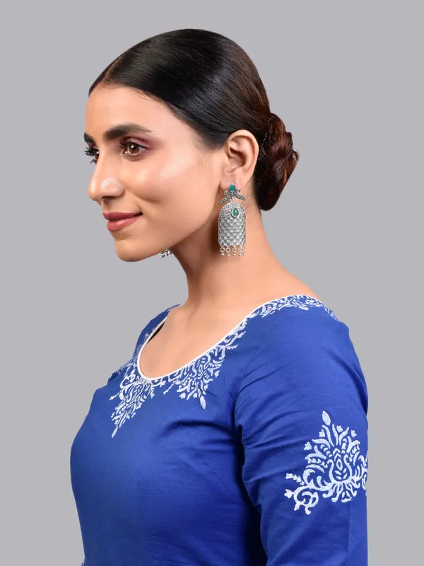 Silver_Oxidised_Earring