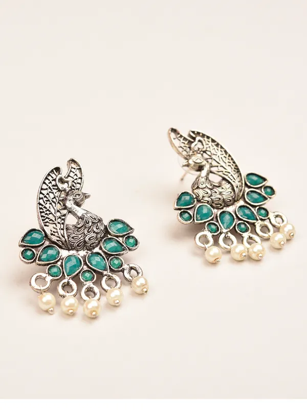 Silver_Oxidised_Earring