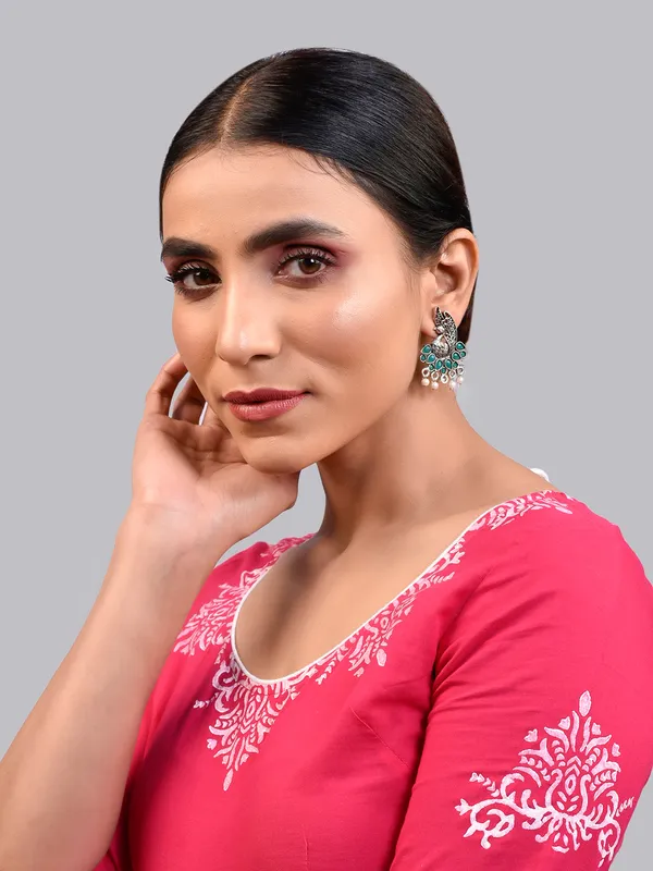 Silver_Oxidised_Earring