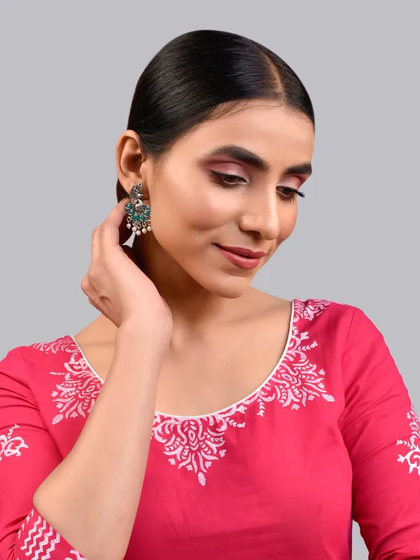 Silver_Oxidised_Earring