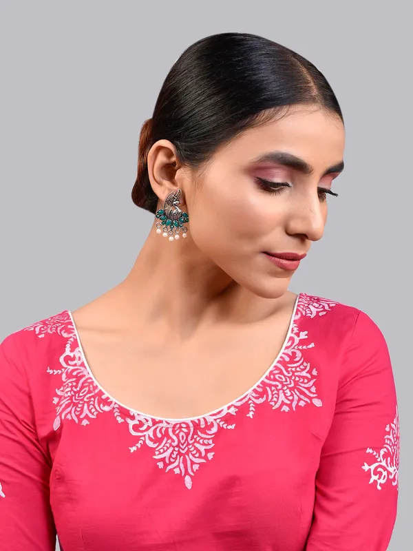 Silver_Oxidised_Earring