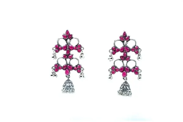 Silver_Oxidised_Earring