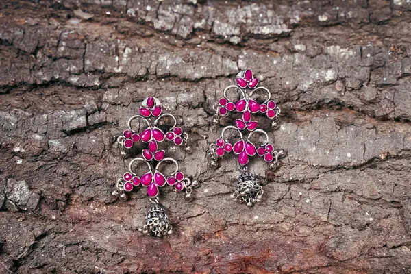 Silver_Oxidised_Earring