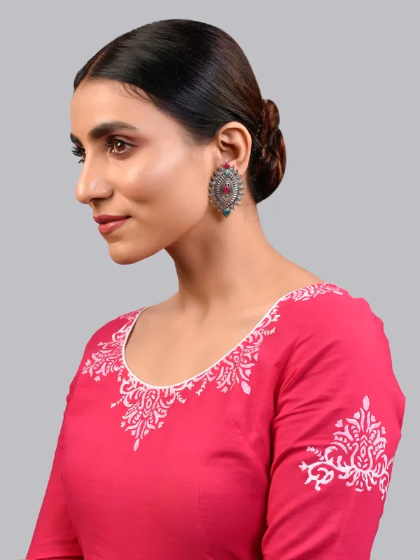 Silver_Oxidised_Earring