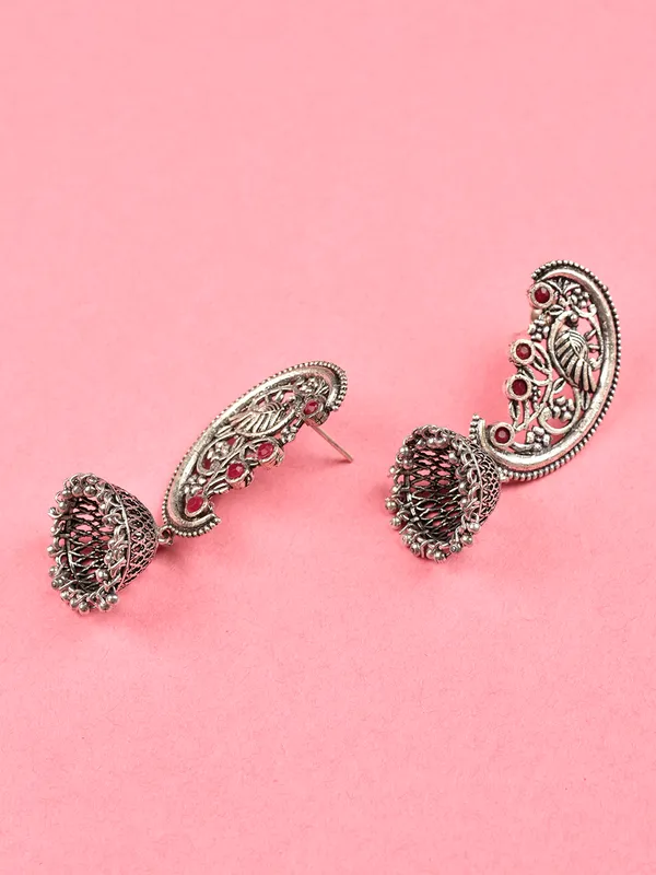 Silver_Oxidised_Earring