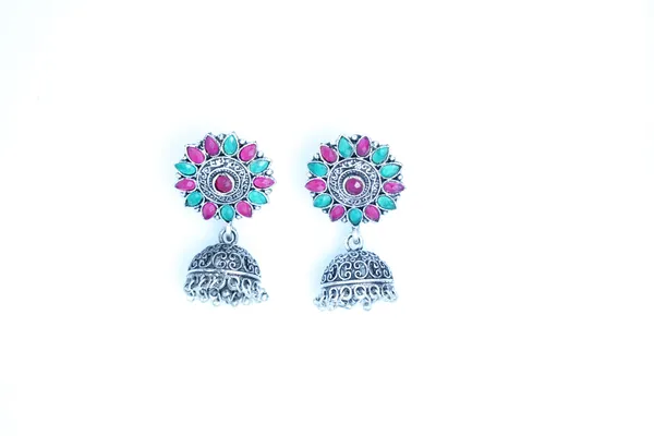 Silver_Oxidised_Earring