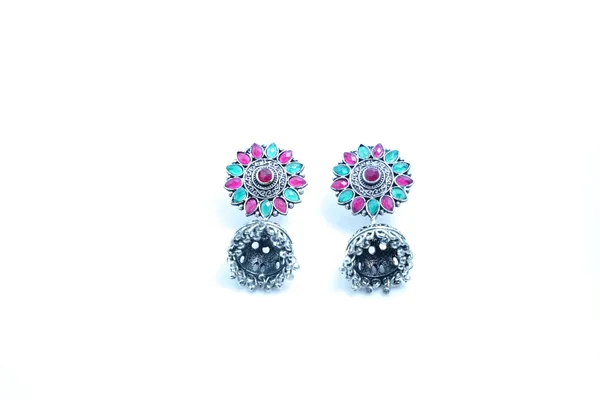 Silver_Oxidised_Earring