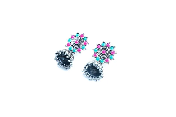 Silver_Oxidised_Earring