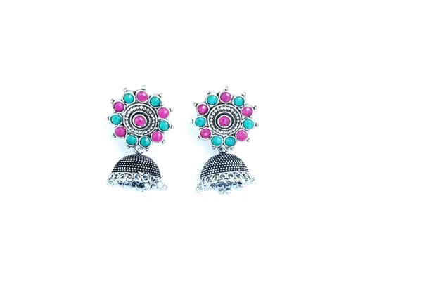 Silver_Oxidised_Earring