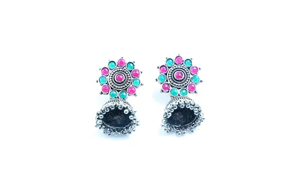 Silver_Oxidised_Earring
