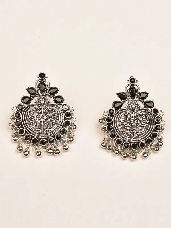 Silver_Oxidised_Earring