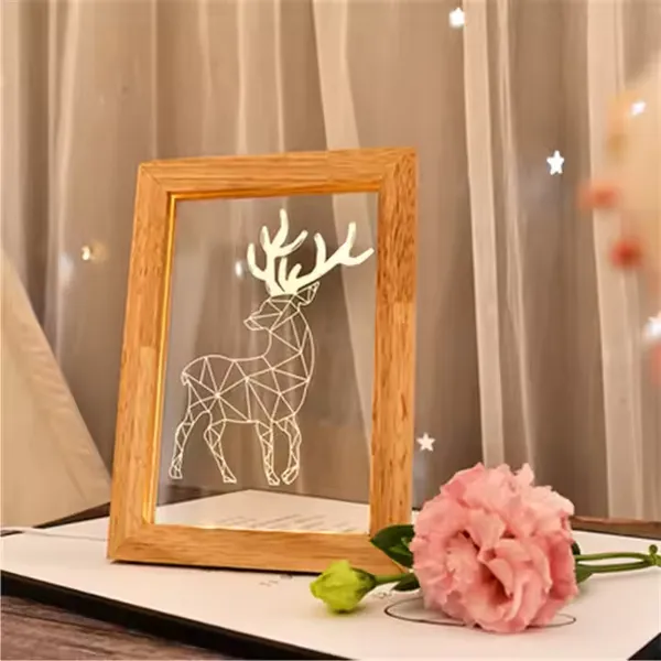 3D_Illusion_Led_Wooden_Frame_(Deer)