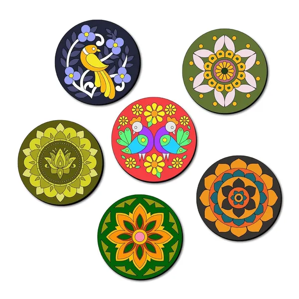 Diy_Tea_Coaster_Paint_Kit_With_Stand_(Design_01)