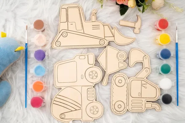 Diy_Mdf_Construction_Vehicle_Theme_Kit