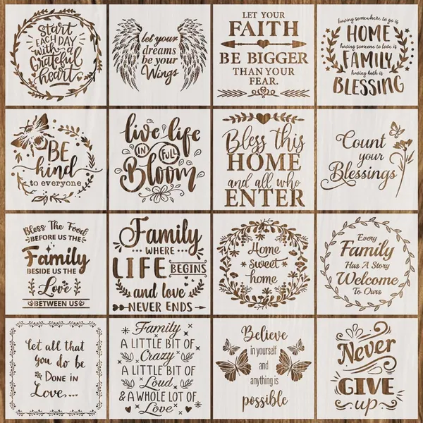 16_Pieces_For_Stencils_Inspirational_Words