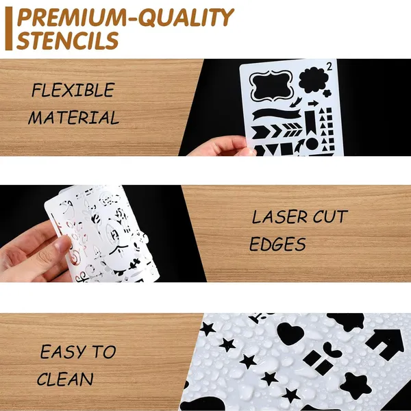 24_Pieces_For_Stencil_Drawing_Template