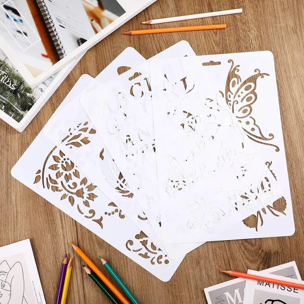 24_Pieces_For_Stencil_Drawing_Template