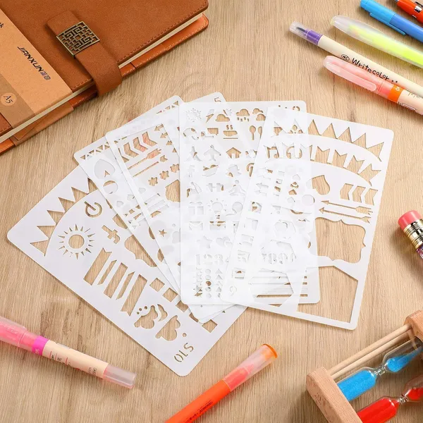 24_Pieces_For_Stencil_Drawing_Template