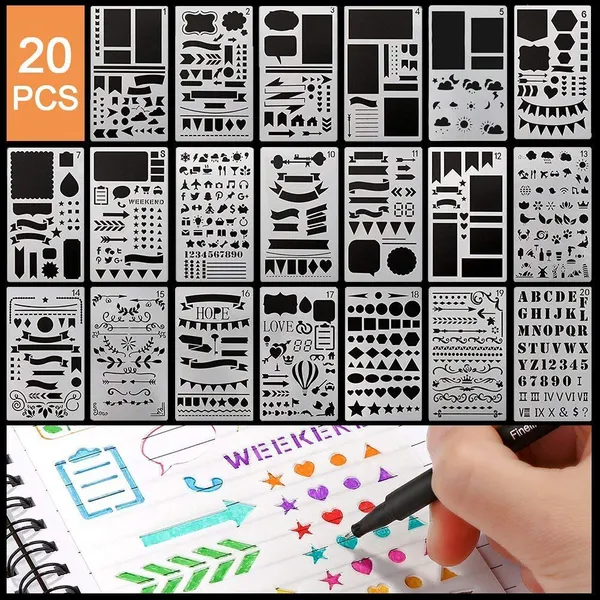 20_Pieces_for_Stencil_Journal_Kit