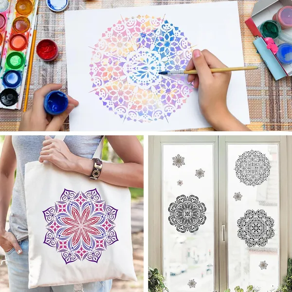 9_Pieces_For_Stencil_Mandala