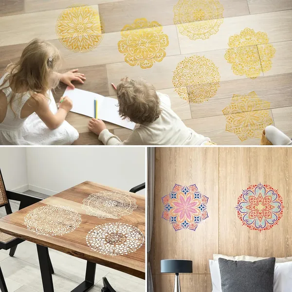 9_Pieces_For_Stencil_Mandala