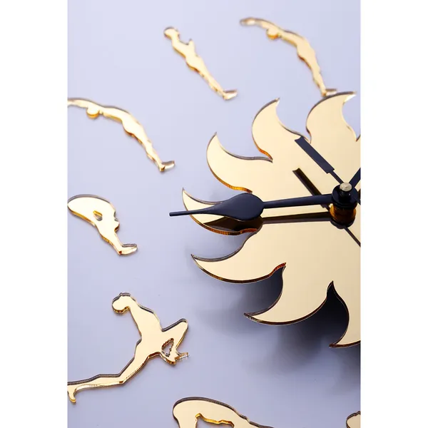 Gold_Acrylic_Surya_Namaskar_Wall_Clock_For_Home_And_Office_|_Vaastu_Clock