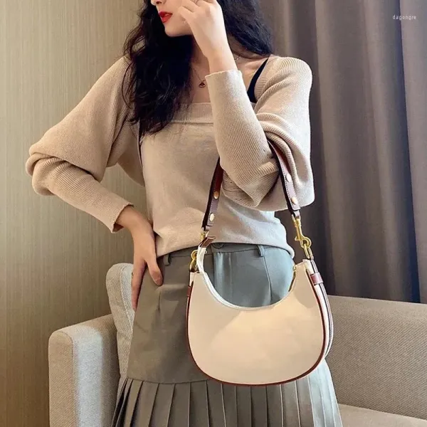 White_Crossbody_Bag_for_Women_|_Versatile_PU_Leather_Shoulder_Bag