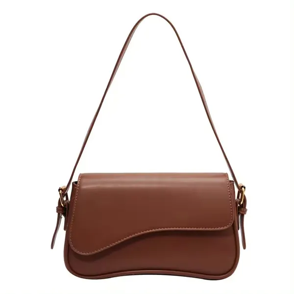 Brown_Women'S_Shoulder__Crossbody_Bag_With_Inner_Zip_Pocket__Stylish,_Functional__Perfect_For_Daily_Use