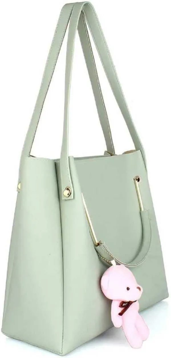 Pista_Shoulder_Pu-Leather_Handbags_For_Women'S._Combo_Set_Of_4
