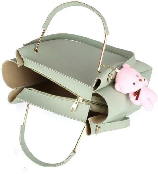 Pista_Shoulder_Pu-Leather_Handbags_For_Women'S._Combo_Set_Of_4
