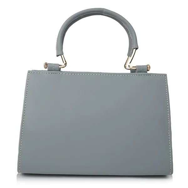Grey_Trendy_Sling_Bag_By_Vinsage__Adjustable_Strap,_Dual_Handles__Two_Compartments
