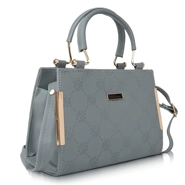 Grey_Trendy_Sling_Bag_By_Vinsage__Adjustable_Strap,_Dual_Handles__Two_Compartments