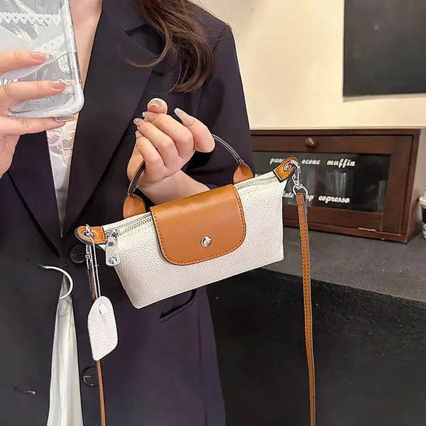 White_Women_S_Pu-_Leather_Crossbody_Wing_Bag_-_Casual,_Fashionable,_Lightweight_And_Portable