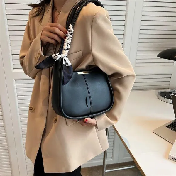 Black_Sling_Bag_for_Girls_|_Trendy_PU_Leather_with_Ribbon_Detailing
