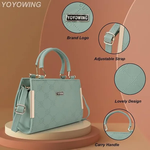 Pista_Trendy_Sling_Bag_By_Vinsage__Adjustable_Strap,_Dual_Handles__Two_Compartments