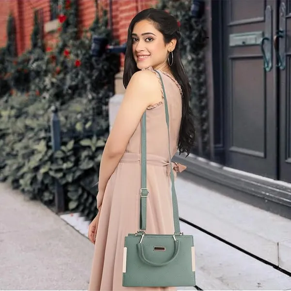 Pista_Trendy_Sling_Bag_By_Vinsage__Adjustable_Strap,_Dual_Handles__Two_Compartments