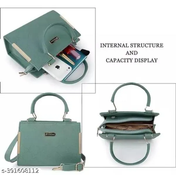 Pista_Trendy_Sling_Bag_By_Vinsage__Adjustable_Strap,_Dual_Handles__Two_Compartments