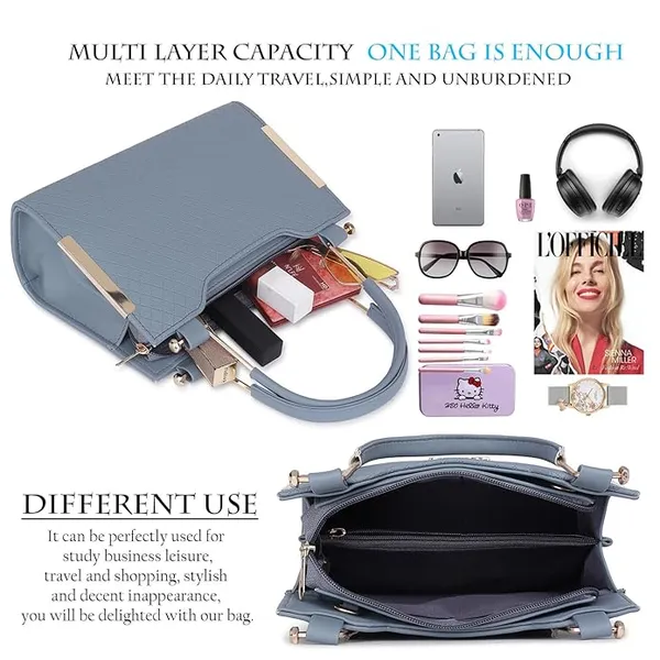 Grey_Trendy_Sling_Bag_By_Vinsage__Adjustable_Strap,_Dual_Handles__Two_Compartments