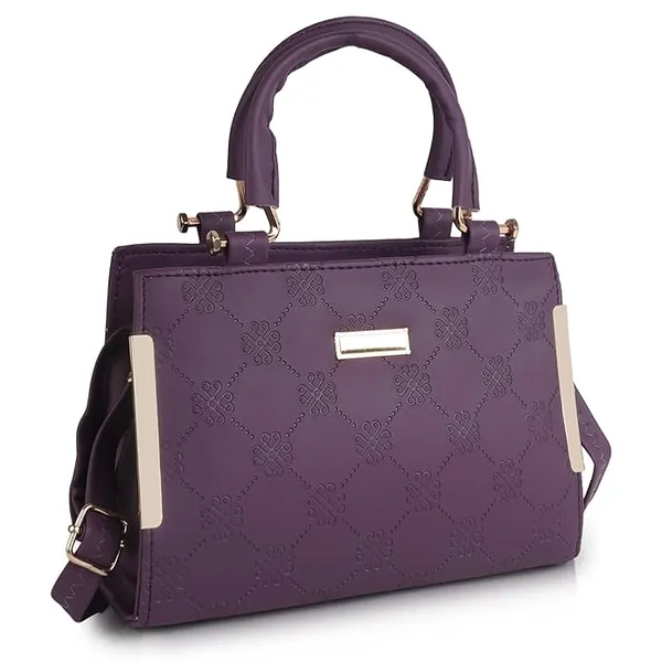 Blue_Trendy_Sling_Bag_By_Vinsage__Adjustable_Strap,_Dual_Handles__Two_Compartments
